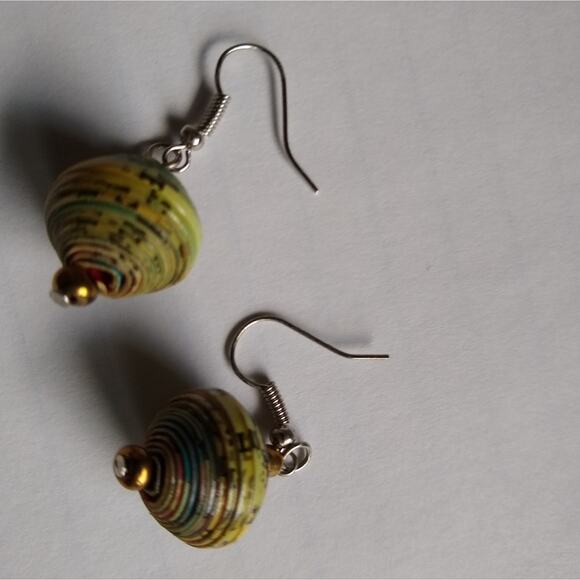 Women's  Multicolor earrings. Great gift. - Picture 2 of 2